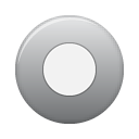 grey, button, rec WhiteSmoke icon