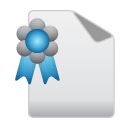 Certificate Gainsboro icon