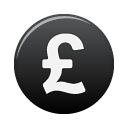 Currency, pound DarkSlateGray icon