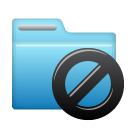 Block, Folder SkyBlue icon