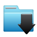 download, Folder SkyBlue icon