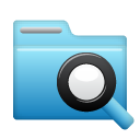 Folder, search SkyBlue icon