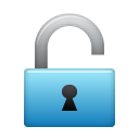 Lock, Unlock DarkSlateGray icon