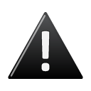 warning Black icon