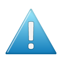 warning, Blue SteelBlue icon