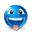 smiley DodgerBlue icon