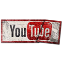 videos, youtube, Social Black icon