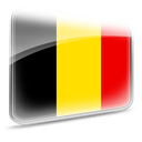 Belgium, flag Gold icon