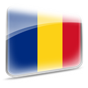 romania, flag Gold icon