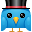 tweetle, Gentleman DodgerBlue icon