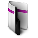 purple, Folder Black icon