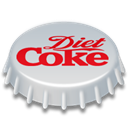 256, coke, diet Black icon