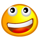 Haha, smiley, happy face DarkGoldenrod icon
