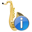 saxophone, instrument Black icon