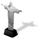 christ, Statue, brazil Black icon