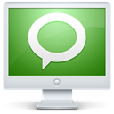 screen, monitor, Technorati Gainsboro icon