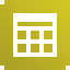 Calendar Goldenrod icon