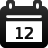 Calendar, date, event Black icon