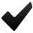 checkmark Black icon