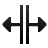 Split, Cursor Black icon