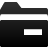 Folder, Minus Black icon