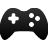 joystick, pad, Game, Computer game Black icon