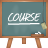 Course, training, education, school SlateGray icon