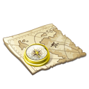 navigate, Map Tan icon