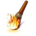 torch, fire Orange icon