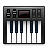 midi, Audio DarkSlateGray icon