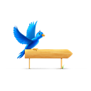 bird, sign, twitter Black icon