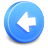Backward CornflowerBlue icon