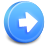Forward CornflowerBlue icon