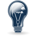 bulb Black icon