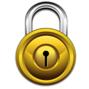 Lock, password, secure Black icon