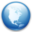 world SteelBlue icon