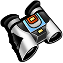 Binoculars Black icon