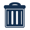 Trash, Garbage, recycle, Bin DarkSlateGray icon