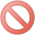 cancel IndianRed icon