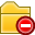 Folder, delete Gold icon