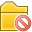 Folder, delete Gold icon