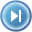 Forward, skip SteelBlue icon