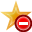 star, delete SandyBrown icon