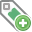 green, 2add, tag Gray icon