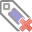 purple, delete, tag Gray icon