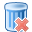 Can, delete, Trash SteelBlue icon