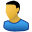 male, user SteelBlue icon