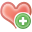 Favorite, Heart, love, Add IndianRed icon