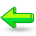 Left, Arrow, green ForestGreen icon