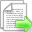 document, Go DarkGray icon